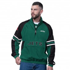 New York Jets Starter Green Prospect Half-Zip Pullover New York Jets Starter Green Prospect Half-Zip Pullover