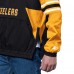 Pittsburgh Steelers Starter Black Prospect Half-Zip Pullover