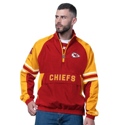 Kansas City Chiefs Starter Red Prospect Half-Zip Pullover