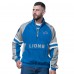 Detroit Lions Starter Blue Prospect Half-Zip Pullover