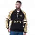 New Orleans Saints Starter Black Prospect Half-Zip Pullover