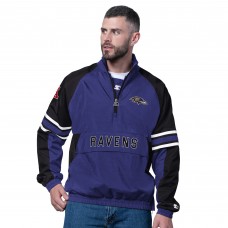 Baltimore Ravens Starter Purple Prospect Half-Zip Pullover
