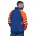 Denver Broncos Starter Royal Vintage Logo Prospect Half-Zip Pullover