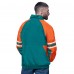 Miami Dolphins Starter Aqua Vintage Logo Prospect Half-Zip Pullover