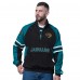 Jacksonville Jaguars Starter Black Vintage Logo Prospect Half-Zip Pullover