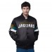 Jacksonville Jaguars Starter Black Triple Option Satin Varsity Full-Snap Jacket