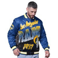Los Angeles Rams Starter Pass Rush Varsity Full-Snap Jacket - Royal