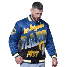 Los Angeles Rams Starter Pass Rush Varsity Full-Snap Jacket - Royal