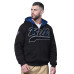 Толстовка Buffalo Bills Starter Black Big Shot Full-Zip Double Толстовка Buffalo Bills Starter Black Big Shot Full-Zip Double