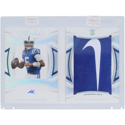 Anthony Richardson Indianapolis Colts Autographed 2023 Panini Flawless Nike Swoosh Booklet Relic #RB-ARN #5/10 Rookie Card