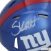 Cam Skattebo New York Giants Autographed Fanatics Authentic Riddell Speed Mini Helmet