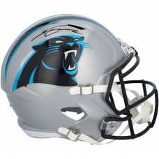 Tetairoa McMillan Carolina Panthers Autographed Fanatics Authentic Riddell Speed Replica Helmet