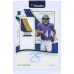 Zay Flowers Baltimore Ravens Autographed 2023 Panini Immaculate Collection Emerald Signature Patches Dual 3 Color Relics #SP-ZAY #9/18 Rookie Card