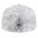 Бейсболка New York Jets New Era White 2025 Salute to Service Fan Pack 59FIFTY