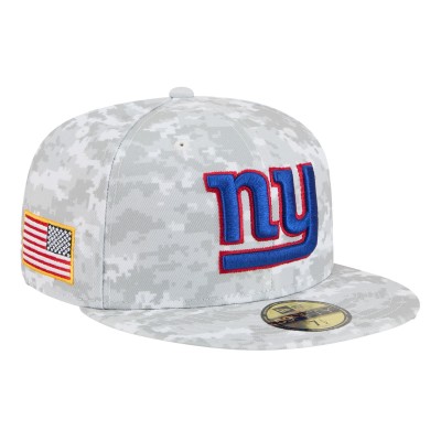 Бейсболка New York Giants New Era White 2025 Salute to Service Fan Pack 59FIFTY