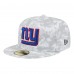 Бейсболка New York Giants New Era White 2025 Salute to Service Fan Pack 59FIFTY
