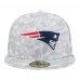 Бейсболка New England Patriots New Era White 2025 Salute to Service Fan Pack 59FIFTY