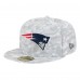 Бейсболка New England Patriots New Era White 2025 Salute to Service Fan Pack 59FIFTY