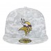 Бейсболка Minnesota Vikings New Era White 2025 Salute to Service Fan Pack 59FIFTY