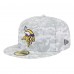 Бейсболка Minnesota Vikings New Era White 2025 Salute to Service Fan Pack 59FIFTY
