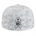 Бейсболка Minnesota Vikings New Era White 2025 Salute to Service Fan Pack 59FIFTY
