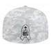 Бейсболка Cincinnati Bengals New Era White 2025 Salute to Service Fan Pack 59FIFTY