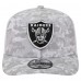 Бейсболка Las Vegas Raiders New Era White Salute to Service Fan Pack 9SEVENTY Trucker