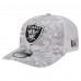 Бейсболка Las Vegas Raiders New Era White Salute to Service Fan Pack 9SEVENTY Trucker