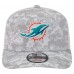 Бейсболка Miami Dolphins New Era Gray Salute to Service Fan Pack 9SEVENTY Trucker