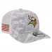 Бейсболка Minnesota Vikings New Era Gray Salute to Service Fan Pack 9SEVENTY Trucker