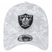 Бейсболка Las Vegas Raiders New Era White 2025 Salute to Service Digital Camo Fan Pack 39THIRTY
