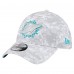 Бейсболка Miami Dolphins New Era White 2025 Salute to Service Digital Camo Fan Pack 39THIRTY