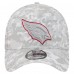 Бейсболка Arizona Cardinals New Era White 2025 Salute to Service Digital Camo Fan Pack 39THIRTY