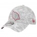Бейсболка Arizona Cardinals New Era White 2025 Salute to Service Digital Camo Fan Pack 39THIRTY