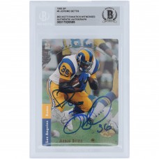 Jerome Bettis Los Angeles Rams Autographed 1993 Upper Deck SP #6 Beckett Fanatics Witnessed Authenticated Rookie Card Jerome Bettis Los Angeles Rams Autographed 1993 Upper Deck SP #6 Beckett Fanatics Witnessed Authenticated Rookie Card