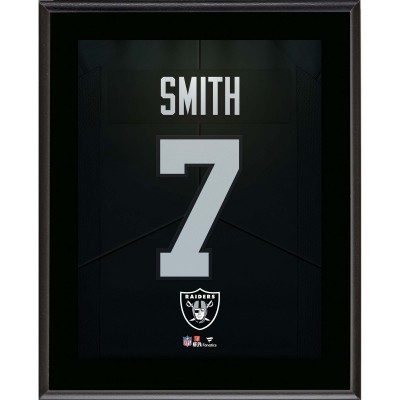 Geno Smith Las Vegas Raiders Fanatics Authentic 10.5 x 13 Jersey Number Sublimated Player Plaque