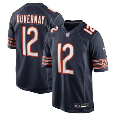 Игровая джерси Chicago Bears Devin Duvernay Nike Navy Team Game