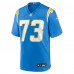 Los Angeles Chargers Mekhi Becton Nike Powder Blue Team Game Jersey