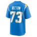Los Angeles Chargers Mekhi Becton Nike Powder Blue Team Game Jersey