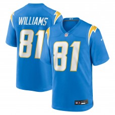 Los Angeles Chargers Mike Williams Nike Powder Blue Team Game Jersey