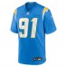 Los Angeles Chargers DaShawn Hand Nike Powder Blue Team Game Jersey
