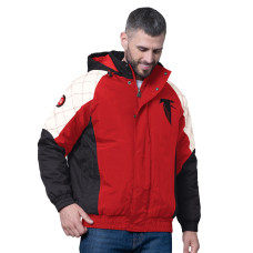 Толстовка Atlanta Falcons Starter Red Oxford Crinkle Full-Snap Jacket Толстовка Atlanta Falcons Starter Red Oxford Crinkle Full-Snap Jacket