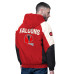Толстовка Atlanta Falcons Starter Red Oxford Crinkle Full-Snap Jacket