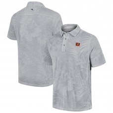 Cincinnati Bengals Tommy Bahama Gray Sport Santiago Paradise Polo