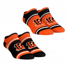 Unisex Cincinnati Bengals Rock Em Socks 2-Pack Color Block Low Cut Socks Set