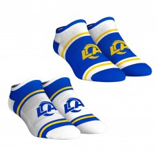 Los Angeles Rams Rock Em Socks Unisex 2-Pack Color Block Low Cut Socks Set Los Angeles Rams Rock Em Socks Unisex 2-Pack Color Block Low Cut Socks Set