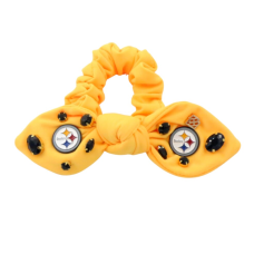 Pittsburgh Steelers Brianna Cannon Logo Bow Scrunchie