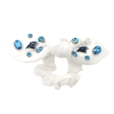 Carolina Panthers Brianna Cannon Logo Bow Scrunchie