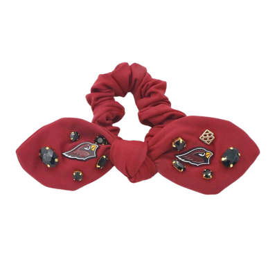 Arizona Cardinals Brianna Cannon Logo Bow Scrunchie