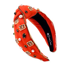 Cincinnati Bengals Brianna Cannon Logo Headband Cincinnati Bengals Brianna Cannon Logo Headband